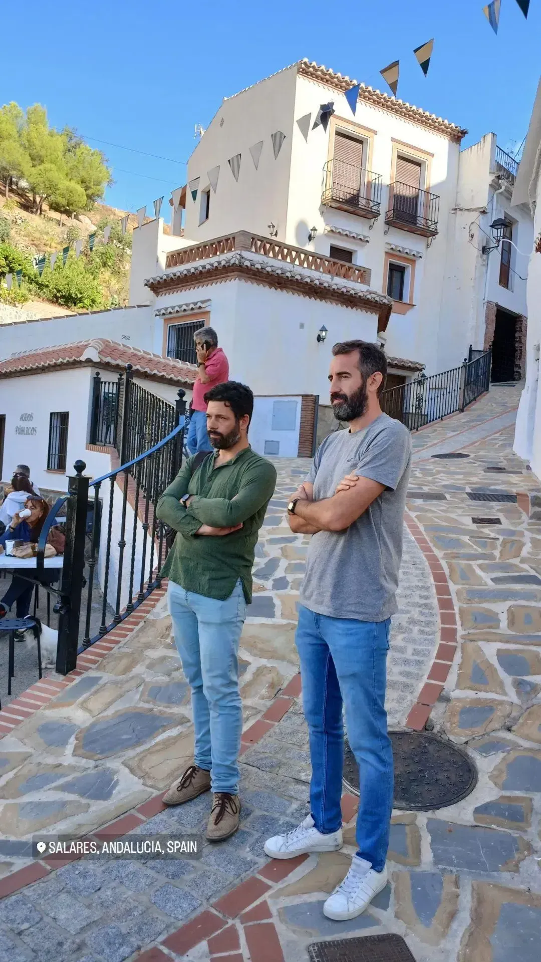 Jesús junto a Alberto Escolano Pastor